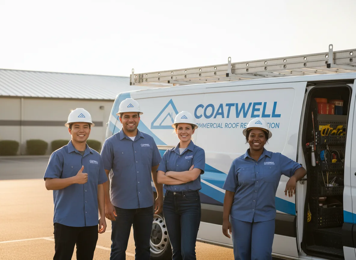 Commercial roof coating company in Cove, AR